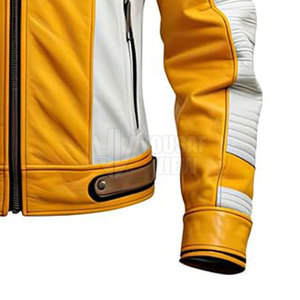 Meilleure qualité OEM sur mesure respirant moto équitation moto veste 2025 cuir Biker veste à vendre - Product Image 5