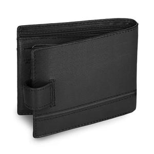 Portefeuilles courts en cuir à fermeture ouverte de qualité supérieure pour hommes Doublure en polyester - Product Image 6