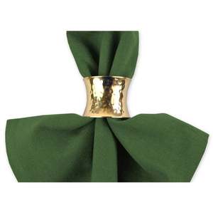 Anneau de serviette en laiton martelé doré, meilleure qualité pour la cuisine, le restaurant, la maison, la décoration de mariage, l'hôtel, le bureau, la vaisselle, quantité en vrac - Product Image 2