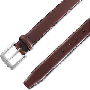 Cinturón de cuero de estilo informal personalizable para hombres de la mejor calidad 100% Cinturón de cuero genuino con hebilla - Product Image 2