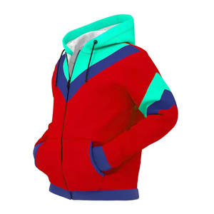 Sweat-shirt thermique zippé pour homme, coupe régulière, 320 GSM, impression intégrale par sublimation, faible MOQ, personnalisable, hiver 2024 - Product Image 3