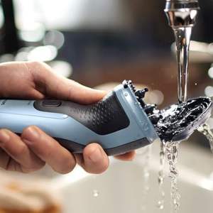 Afeitadora Eléctrica Rotatoria, Sistema de Afeitado en Seco y Húmedo, Cuchilla PowerCut, Triple Cuchilla, Resistente al Agua IPX7, Afeitadora de Láminas para Cuerpo y Barba, Lavable - Product Image 5