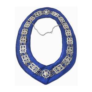 Chaîne de collier maçonnique de haute qualité, légère, plaquée or, chaîne de collier maçonnique - Product Image 2