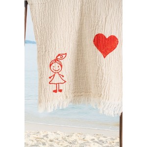 Ensemble de serviettes de bain en mousseline de coton biologique Varol 100% pour enfants, motif rayé adorable, pour bébés, utilisation en soin de bébé - Product Image 4