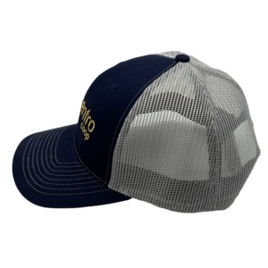 Gorras de béisbol de dos tonos de 6 paneles de satén Gorras de hombre Gorra de béisbol de color para exteriores-Gorra de camionero con panel de malla - Product Image 6