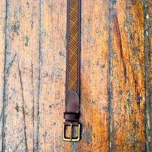 Cinturón de Vestir Formal Unisex de Cuero de Búfalo con Patrón Sólido de 35 mm de Ancho con Hebilla de Latón Macizo 100% Duradera - Product Image 5