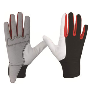 Nouveau style, faible MOQ, gants d'équitation unisexes en cuir de haute qualité pour l'hiver, à doigts entiers, avec fermeture auto-agrippante, vente chaude - Product Image 1