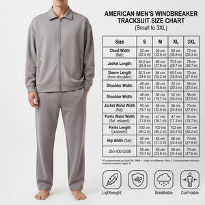 Ensemble de survêtement personnalisable 2 pièces pour hommes et femmes, vêtements de sport en polyester de haute qualité, streetwear décontracté - Product Image 5