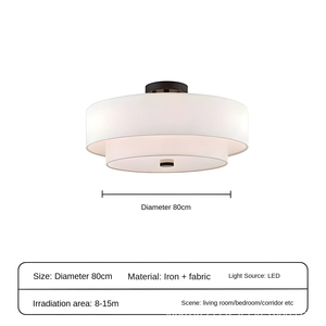 โคมไฟระย้า LED แบบสานสำหรับห้องนั่งเล่นห้องนอนห้องรับประทานอาหาร - Product Image 6