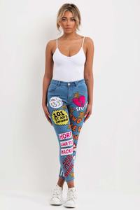 กางเกงยีนส์ทรงตรงผ้าเชนิลล์สีซีดสไตล์ฮิปฮอปแฟชั่นฤดูร้อนทันสมัยเป็นมิตรกับสิ่งแวดล้อมแห้งเร็วสไตล์วินเทจระบายอากาศได้ดี - Product Image 5