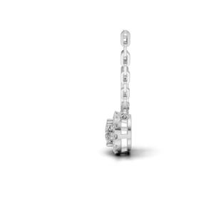 Pendentif ovale halo en diamant de laboratoire Radiant Alessandra 0,650 Ct 9 KT 14 KT 18 KT Or Bijoux Vente en gros Fournisseur OEM Export - Product Image 6