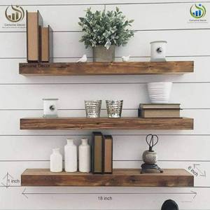 Shelves Wall Mounted Carved Wooden Wall Mount Storage Rack <b>for</b> Holding Flower Pots Beautiful Wall Art-Buy Now! - Product Image 6