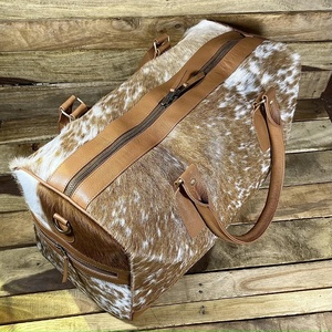 Bolsa de Viaje para Mujer 2025, Cuero Genuino, Estilo Deportivo de Lujo, Cierre de Cremallera, Hecha a Mano, Ecológica, Multifuncional, con Compartimento Separado para Zapatos - Product Image 3