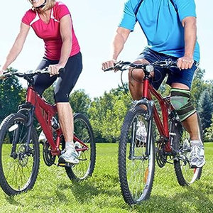 แผ่นรองเข่าแบบปรับได้ ช่วยดูดซับแรงกระแทก สำหรับกีฬาวอลเลย์บอล บาสเกตบอล ปั่นจักรยาน เดินป่า อุปกรณ์ป้องกันสำหรับกิจกรรมกลางแจ้ง - Product Image 6