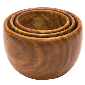 Ensemble de 3 grands bols à dattes, fabrication personnalisée, réutilisables, 100% naturels, avec cuillère pour une utilisation régulière à la maison - Product Image 4