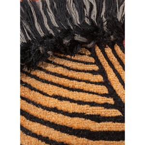 Jaanwar Classic Blue Hand Knotted Wool Rug Rectangle Abstract Pattern Size 9x12 for Home Living Room <b>Fluffy</b> <b>Carpet</b>-AIWL-7030 - Product Image 3