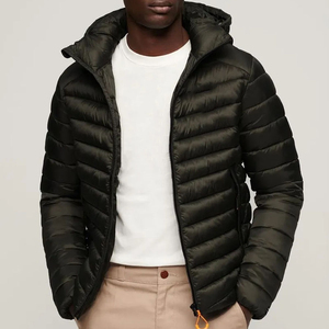 2025 Men's Winter Formal <b>Puffer</b> <b>Jacket</b> with Stand Collar Zipper Front Custom Color & Size Waterproof - Product Image 6