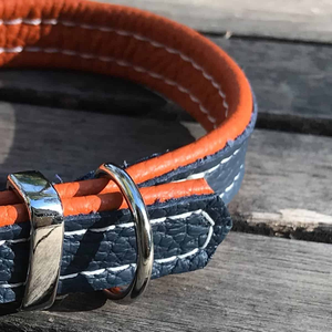 Elegante Collar de Cuero Premium para Perro con Acabado de Tachuelas, Diseño Simple y Lujoso, para Perros Pequeños y Grandes, Duradero, Transpirable y Ecológico - Product Image 3