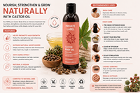 Huile de ricin en marque privée 200 ml OEM |   Huile de croissance capillaire 100% pure |   Sérum pour cils et sourcils |   Végétalien Naturel |   Fabriqué en Espagne UE