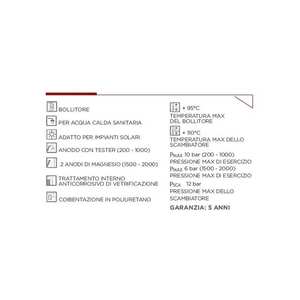 Calentador Solar de Agua Elbi BST de 300 Litros con Recipiente de Vidrio y Dos Intercambiadores de Calor Fijos - Product Image 3