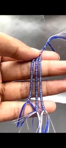 Perles lisses en saphir bleu de Birmanie naturel, très demandées, 2-4 mm, saphir non chauffé, traitement Hon, pierres précieuses en vrac, perles percées - Product Image 6