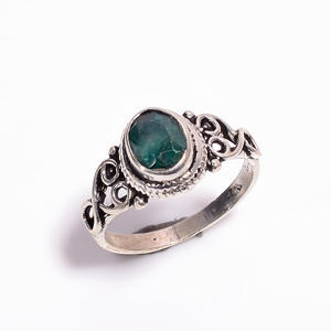 Anillo de Boda Clásico de Plata de Ley 925 con Gema de Cianita de Corte Ovalado, Regalo Perfecto para Compromiso, Aniversario o Fiesta, Anillos Finos - Product Image 1