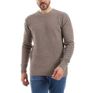 OEM/ODM algodón en blanco cuello redondo suéteres lisos Material personalizado ropa de hombre de alta calidad fabricación suéter transpirable para hombres - Product Image 5