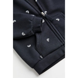 เสื้อผ้าเด็กวัยหัดเดิน2ชิ้นเสื้อฮู้ดแขนยาวปักลายผ้าฝ้ายออร์แกนิก - Product Image 4