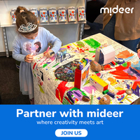 Kit d'activités créatives pour enfants MIDEER : Ensemble de fabrication de bijoux DIY avec perles et breloques, idéal comme cadeau créatif