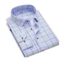 Chemises personnalisées pour hommes Chemises de bureau formelles pour hommes Chemises habillées décontractées en coton à col montant et à manches longues Chemises pour hommes