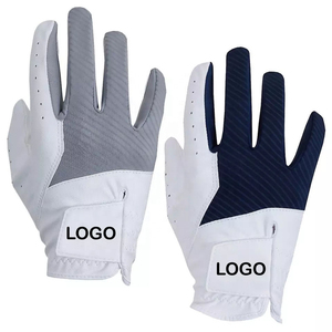 Bajo MOQ Precio barato Guantes de golf profesionales Hombre Señora Guantes de golf Logotipo personalizado Ligero Guantes de golf de cuero de la mejor calidad - Product Image 1