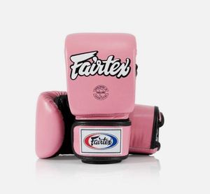 Fairtex Leder Training Sparring Handschuhe TGO3 Open Thumb Design für Kickboxen & Muay Thai MMA Training - Product Image 4