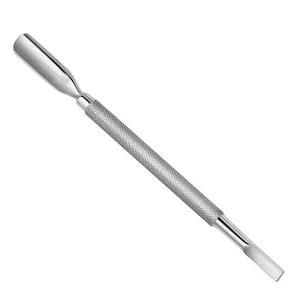 Dual-End Double-Use Durable Cuticle Pusher <b>Nail</b> Cleaner Stainless Steel Customizable Tool for Professional Manicure Grooming Use - Product Image 2