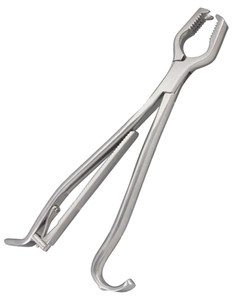 Pince de maintien d'os Kern manuelle auto-centrante avec plaque de voie à cliquet Base d'instrument chirurgical de haute qualité - Product Image 3