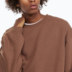 เสื้อสเวตเตอร์ผ้าฝ้ายแบบสวมหัวสำหรับผู้ชายเสื้อมีฮู้ดผ้าฟลีซระบายอากาศได้ดีแห้งเร็วคอกลมแบบทันสมัย - Product Image 4