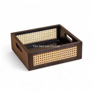 Natural Fiber <b>Rattan</b> <b>Storage</b> Box Wholesale Supplier From Vietnam For Home <b>Storage</b> Use - Product Image 1