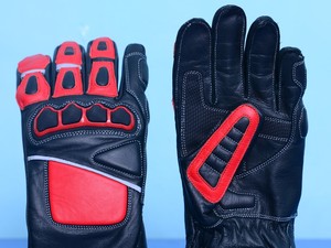 ถุงมือป้องกันมอเตอร์ไซด์ถุงมือหนังแท้เจาะรูสำหรับมอเตอร์ครอส - Product Image 4