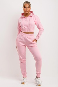 Sweat-shirt à capuche court personnalisé pour femme, style pull, manches longues, en polaire douce, coupe décontractée, haut basique pour femme - Product Image 2
