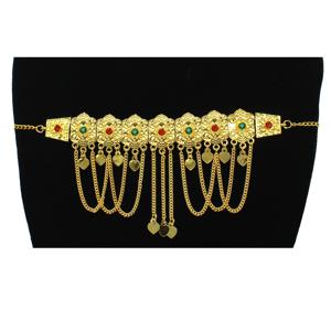 Martasha Designer Ensemble de bijoux arabes plaqués or Bijoux spéciaux islamiques du Ramadan des Émirats arabes unis de Dubaï Collier à la mode Boucle d'oreille - Product Image 1