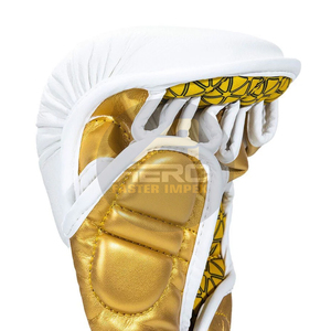 Aero AFI-18009ถุงมือ MMA แบบไฮบริดถุงมือชกมวยแบบสวมนิ้วสั้นเหมาะสำหรับต่อสู้โลโก้แบบออกแบบได้ตามต้องการ - Product Image 6