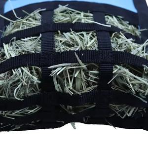 ถุงใส่หญ้าแห้งสำหรับม้าแบบใหม่ ขายส่ง พกพาสะดวก ปรับความยาวได้ สายรัดแบบตาข่าย บรรจุภัณฑ์ตามสั่ง อาหารสำหรับม้า - Product Image 4