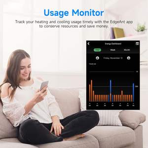 Termostato Intelligente Tuya WiFi 24V Matter, Termostato Programmabile Wireless con Pulsanti Touch per il Controllo della Temperatura, Componenti per il Controllo HVAC - Product Image 4
