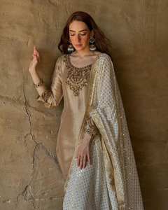 Devsena Silk Fabrics' High Quality Traditional Style Salwar <b>Top</b> for Women Fancy Embroidery <b>Sequins</b> Work for <b>Party</b> Wear - Product Image 2