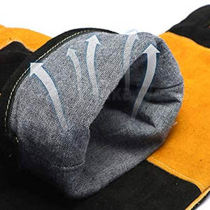 Guantes de Soldadura Multifuncionales de Alta Calidad, Personalizados, de Cuero Resistente, para Construcción y Jardinería - Product Image 6