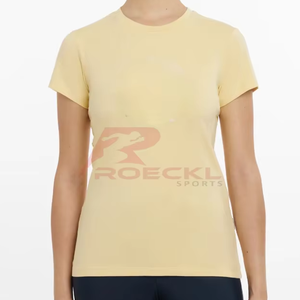 Top de equitación para mujer con estilo, venta al por mayor, mezcla técnica duradera, absorbe la humedad, perfil de comodidad ligera, práctica ecuestre - Product Image 1