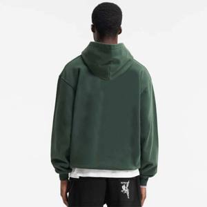 Sudadera con capucha unisex para hombres y mujeres, fabricación personalizada OEM, logotipo bordado de doble cara, moda de invierno, estilo Hip Hop Streetwear - Product Image 4