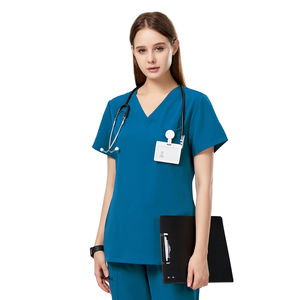 Scrubs médicaux Spandex Hôpital Uniforme Conceptions Infirmières Robe Uniforme Hôpital - Product Image 2