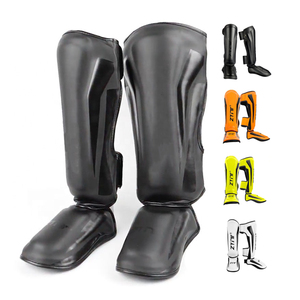 Espinilleras ajustables duraderas para MMA, almohadillas protectoras ligeras para Kickboxing, Muay Thai, Karate, Taekwondo, artes marciales - Product Image 1