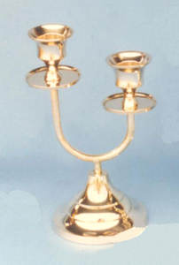 Accessoires de décoration de fête de Noël, bougeoir votif, bougeoir décoratif artisanal à 3 bras en métal - Product Image 6