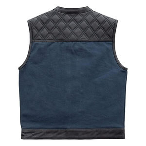 Gilet en cuir pour homme, nouvelle arrivée de luxe, personnalisé, en cuir véritable, coupe ajustée, respirant, coupe-vent, de haute qualité, sans manches, pour l'hiver - Product Image 5